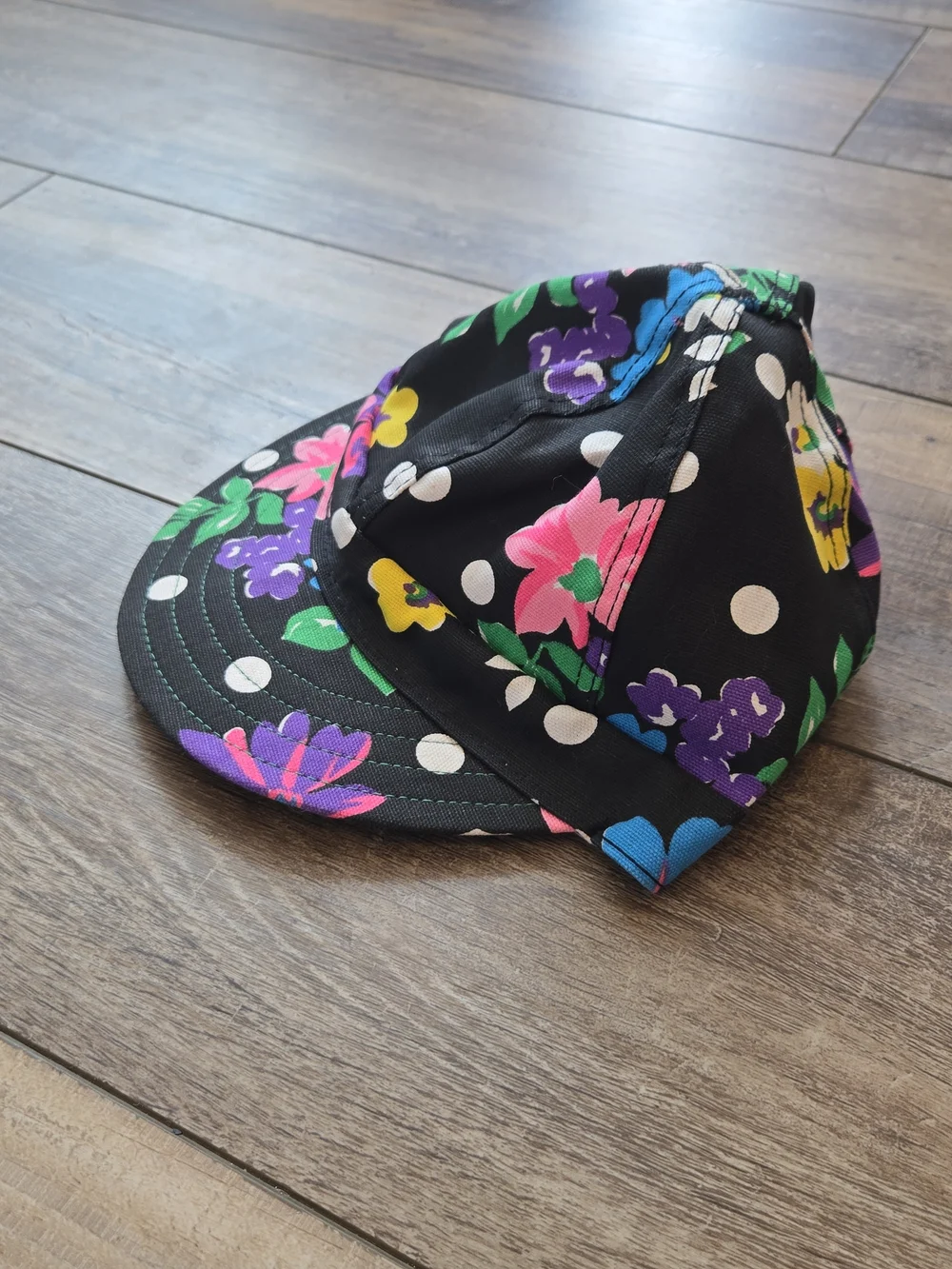 Vintage 70s/80s Kromer Floral & Polka Dot Cap